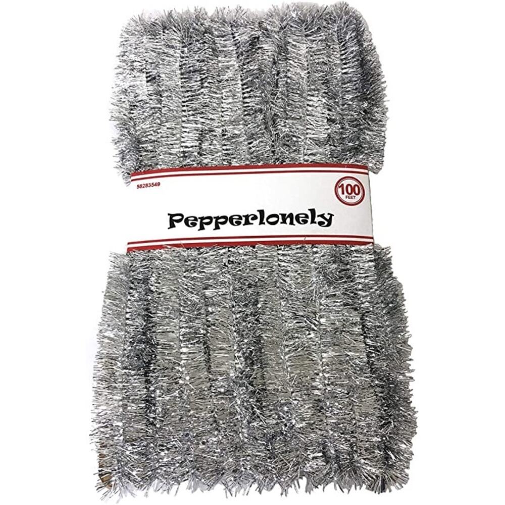 PEPPERLONELY 100 FT Length Christmas Garland Classic Christmas Decorations